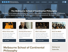Tablet Screenshot of mscp.org.au